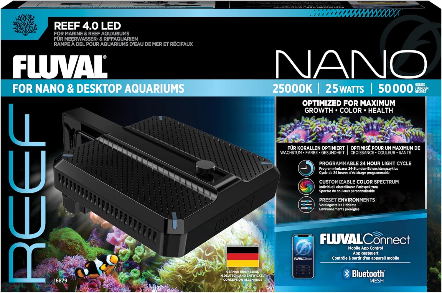 ASKOLL FLUVAL MARINE NANO LED 25w Bluetooth ceiling light for nano reef